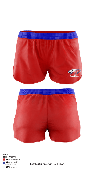 John Glenn High School Soccer 1068899 Mens Soccer Shorts - 1