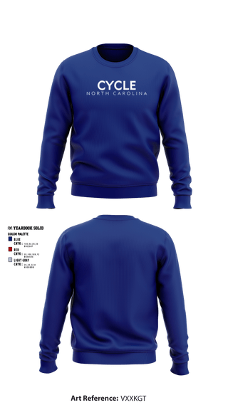 Crew Neck Sweatshirt, North Carolina Amateur Sports, Spirit Store, Teamtime, Team time, sublimation, custom sports apparel, team uniforms, spirit wear, spiritwear, sports uniforms, custom shirts, team store, custom team store, fundraiser sports, apparel fundraiser