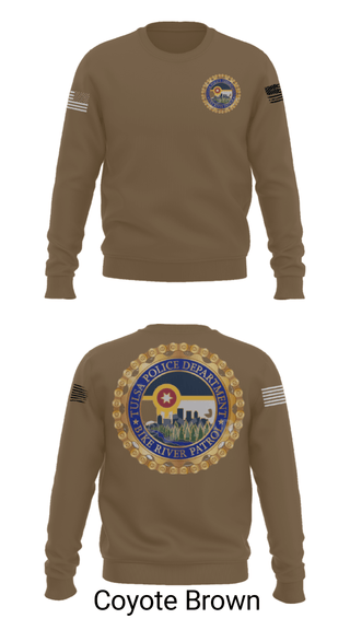 Crew Neck Sweatshirt, , Police, Teamtime, Team time, sublimation, custom sports apparel, team uniforms, spirit wear, spiritwear, sports uniforms, custom shirts, team store, custom team store, fundraiser sports, apparel fundraiser