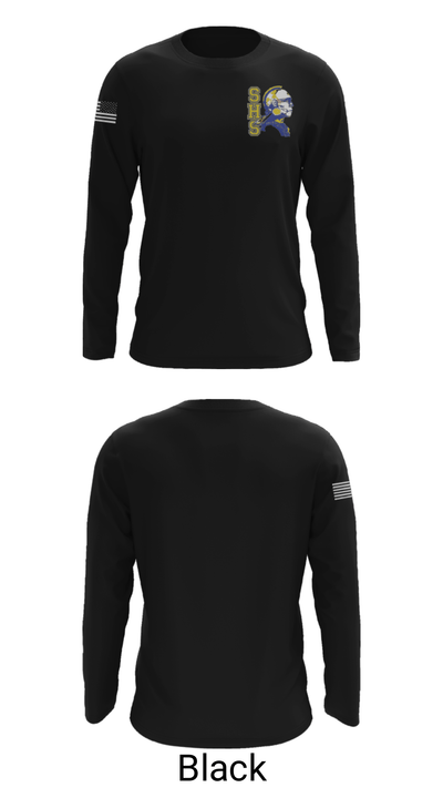 Stafford High School Dance 68503945 Long Sleeve Performance Shirt - 13