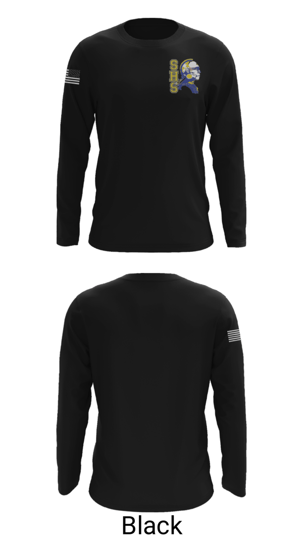 Long Sleeve Performance Shirt, Stafford High School Dance, Spirit Store, Teamtime, Team time, sublimation, custom sports apparel, team uniforms, spirit wear, spiritwear, sports uniforms, custom shirts, team store, custom team store, fundraiser sports, apparel fundraiser