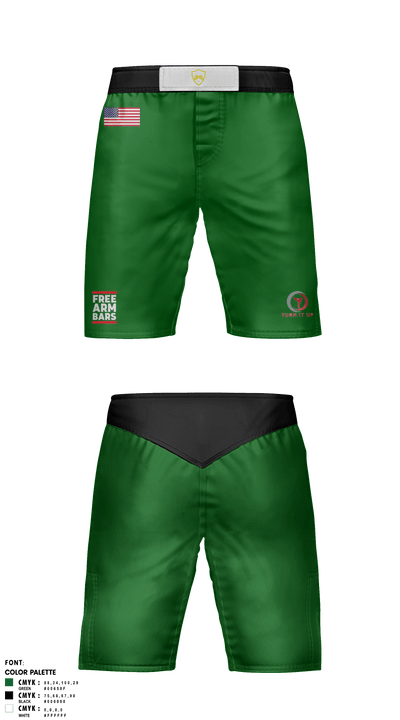 Turn It Up 82957120 Fight Shorts - 1