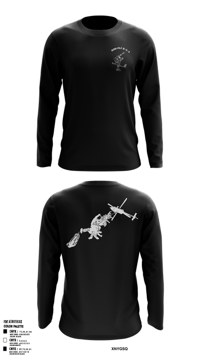 Platoon 2-1-1 26077523 Long Sleeve Performance Shirt - 49