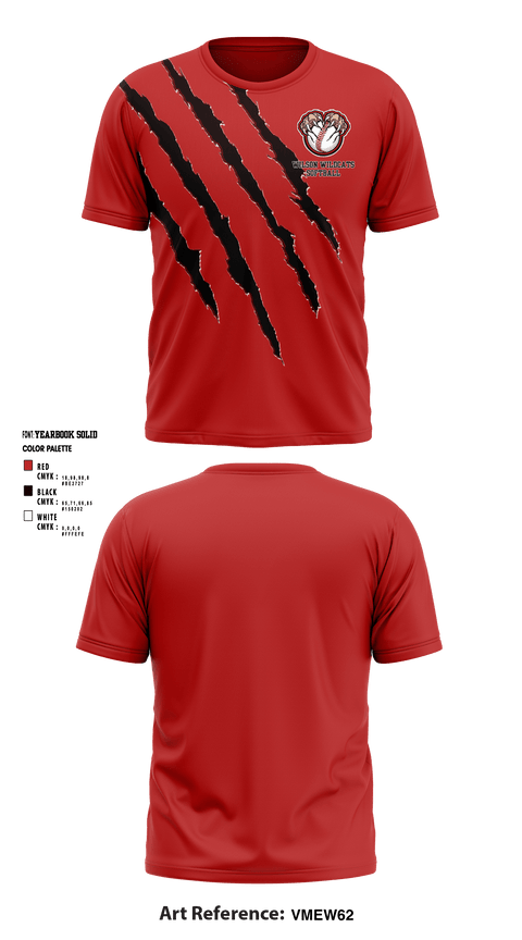 Short Sleeve Performance Shirt, Wilson Wildcats Softball, Softball, Teamtime, Team time, sublimation, custom sports apparel, team uniforms, spirit wear, spiritwear, sports uniforms, custom shirts, team store, custom team store, fundraiser sports, apparel fundraiser