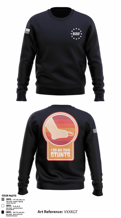 Bravo Broke Feet 17372186 Crew Neck Sweatshirt - 3