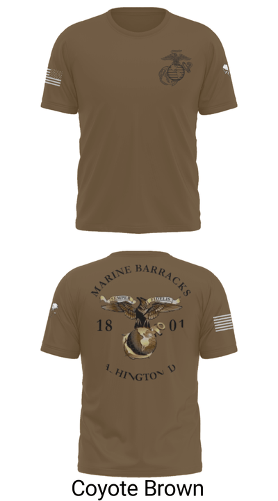 Marine Barracks Washington 7968696 Short Sleeve Performance Shirt - 32