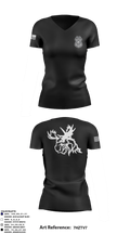 SPD TACTICAL RESPONSE TEAM 13504986 Women's Short Sleeve V-neck Shirt - 4