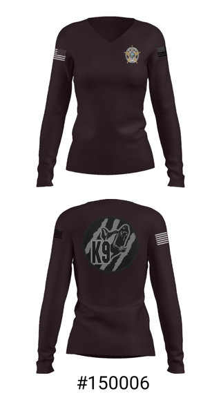 Women's Long Sleeve Vneck Shirt, , , Teamtime, Team time, sublimation, custom sports apparel, team uniforms, spirit wear, spiritwear, sports uniforms, custom shirts, team store, custom team store, fundraiser sports, apparel fundraiser