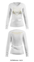 Courtyard Chuch 37286717 Women's Long Sleeve V-neck Shirt - 34