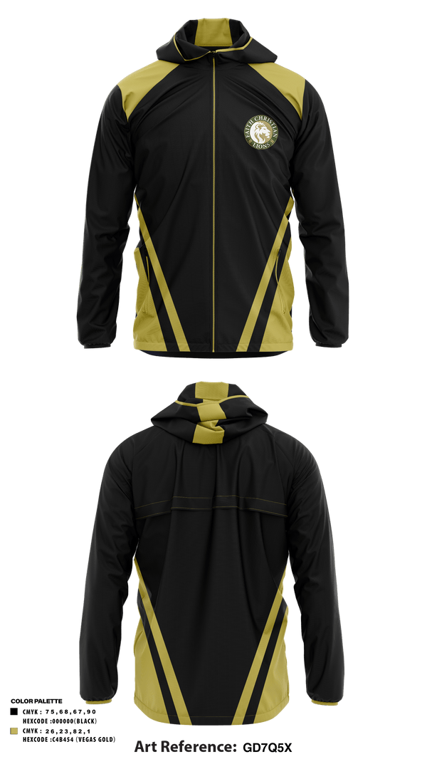 Windbreaker, Faith Christian School Track and Field, Track & Field, Teamtime, Team time, sublimation, custom sports apparel, team uniforms, spirit wear, spiritwear, sports uniforms, custom shirts, team store, custom team store, fundraiser sports, apparel fundraiser