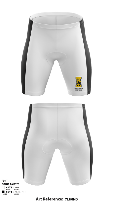 Men's Compression Shorts, Hawk eyes, Wrestling, Teamtime, Team time, sublimation, custom sports apparel, team uniforms, spirit wear, spiritwear, sports uniforms, custom shirts, team store, custom team store, fundraiser sports, apparel fundraiser