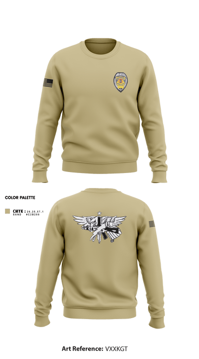 Salisbury Police Special Response Team 23814331 Crew Neck Sweatshirt - 3