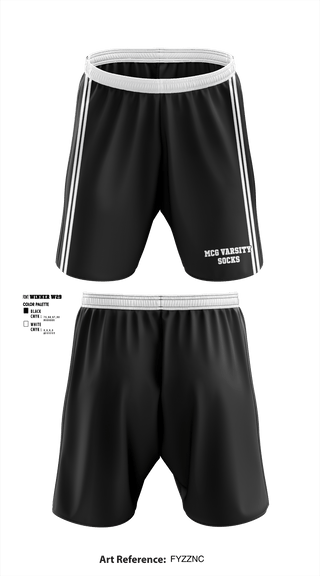 Athletic Shorts With Pockets, McG Varsity, School Spirit Store, Teamtime, Team time, sublimation, custom sports apparel, team uniforms, spirit wear, spiritwear, sports uniforms, custom shirts, team store, custom team store, fundraiser sports, apparel fundraiser
