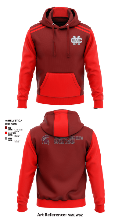 Cimarron Memorial High School Soccer 52445878 Hoodie - 1