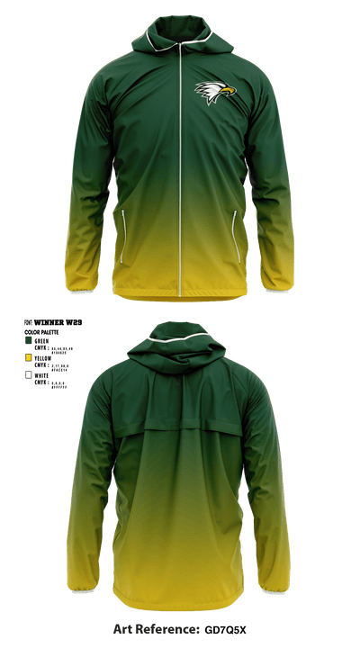 Summit Middle School  Cross Country 93148047 Windbreaker - 1