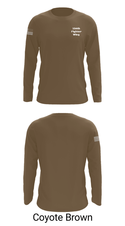 104th Fighter Wing 33735778 Long Sleeve Performance Shirt - 14