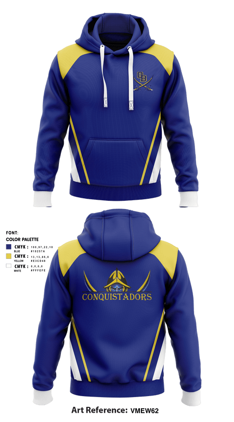 Hoodie, Conquistadors, Softball, Teamtime, Team time, sublimation, custom sports apparel, team uniforms, spirit wear, spiritwear, sports uniforms, custom shirts, team store, custom team store, fundraiser sports, apparel fundraiser
