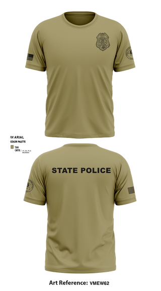 Short Sleeve Performance Shirt, , Police, Teamtime, Team time, sublimation, custom sports apparel, team uniforms, spirit wear, spiritwear, sports uniforms, custom shirts, team store, custom team store, fundraiser sports, apparel fundraiser