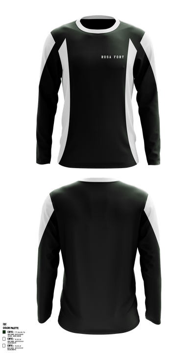 Rosa Fort High School 94859742 Long Sleeve Performance Shirt - 1