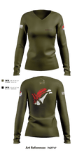 2-6 Cav Alpha troop Renegades 57667590 Women's Long Sleeve V-neck Shirt - 8
