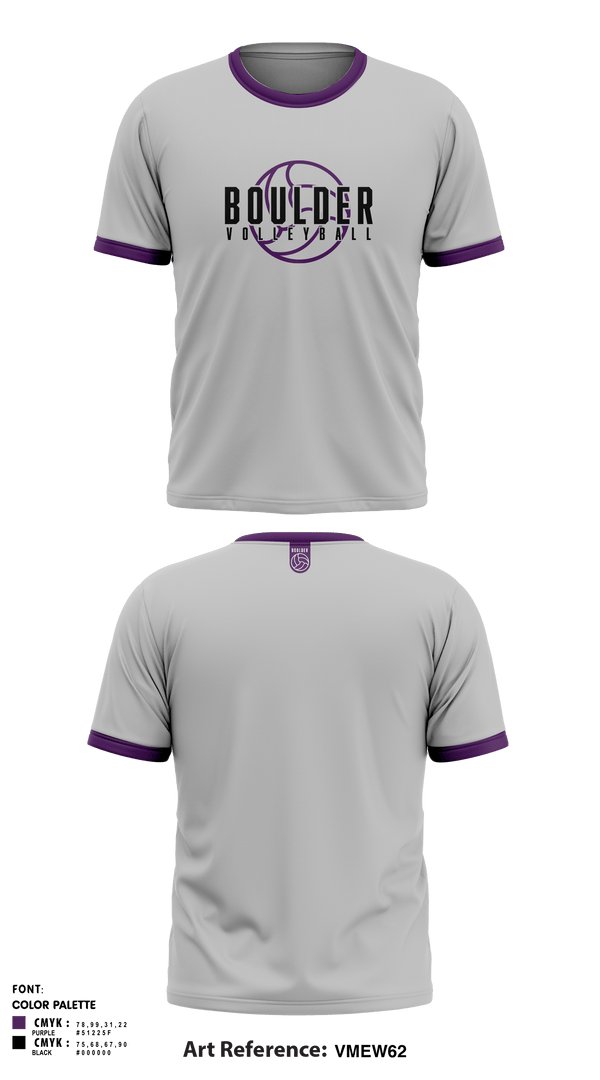 Old School Cotton Feel Shirt, Boulder High School Boys Volleyball, Men's Volleyball, Teamtime, Team time, sublimation, custom sports apparel, team uniforms, spirit wear, spiritwear, sports uniforms, custom shirts, team store, custom team store, fundraiser sports, apparel fundraiser