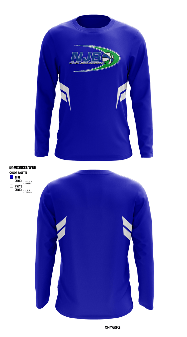 Long Sleeve Performance Shirt, Huntington Beach NJB, Men's Basketball, Teamtime, Team time, sublimation, custom sports apparel, team uniforms, spirit wear, spiritwear, sports uniforms, custom shirts, team store, custom team store, fundraiser sports, apparel fundraiser