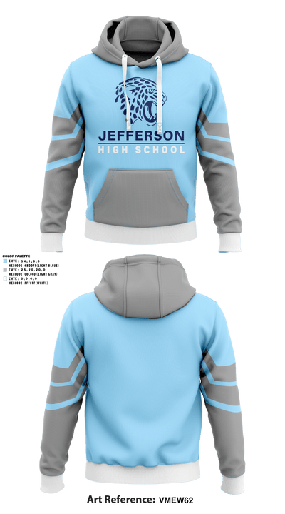 Thomas Jefferson High School Lacrosse 10935338 Hoodie - 1