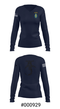 112th SIGDET 5424281 Women's Long Sleeve V-neck Shirt - 37