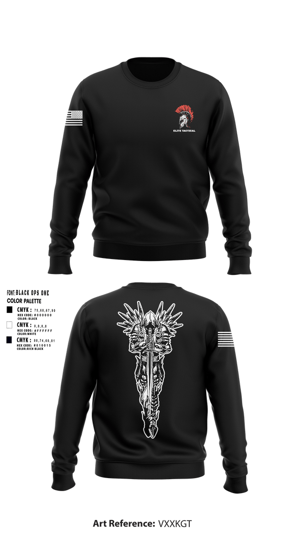 Crew Neck Sweatshirt, Elite Tactical, , Teamtime, Team time, sublimation, custom sports apparel, team uniforms, spirit wear, spiritwear, sports uniforms, custom shirts, team store, custom team store, fundraiser sports, apparel fundraiser