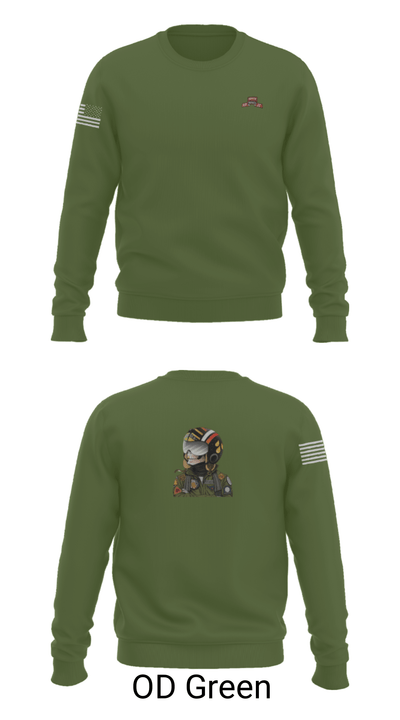 B Co., 326 BEB, 1 BCT, 101st ABN DIV (AASLT) 89125861 Crew Neck Sweatshirt - 10