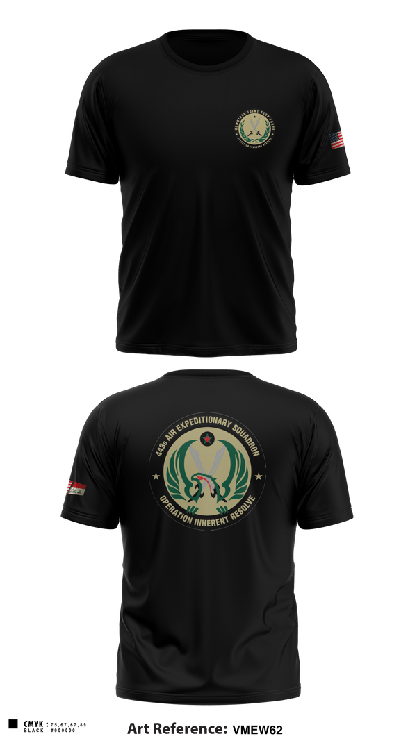 Short Sleeve Performance Shirt, 443 AES, Air Force, Teamtime, Team time, sublimation, custom sports apparel, team uniforms, spirit wear, spiritwear, sports uniforms, custom shirts, team store, custom team store, fundraiser sports, apparel fundraiser