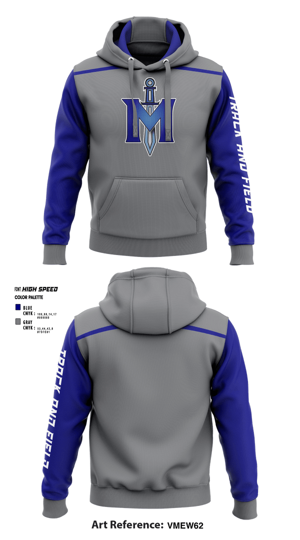 Hoodie, iMater Knights, Track & Field, Teamtime, Team time, sublimation, custom sports apparel, team uniforms, spirit wear, spiritwear, sports uniforms, custom shirts, team store, custom team store, fundraiser sports, apparel fundraiser