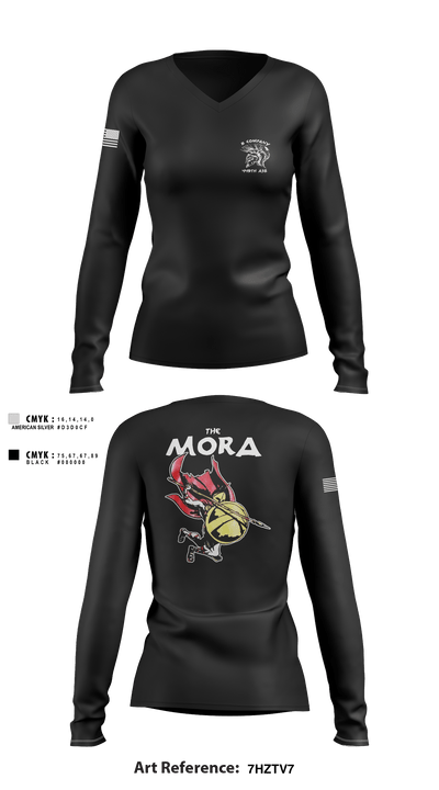 1/149 96639244 Women's Long Sleeve V-neck Shirt - 2