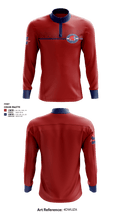 Deerfield Spartans 70585426 Quarter Zip Jacket - 1