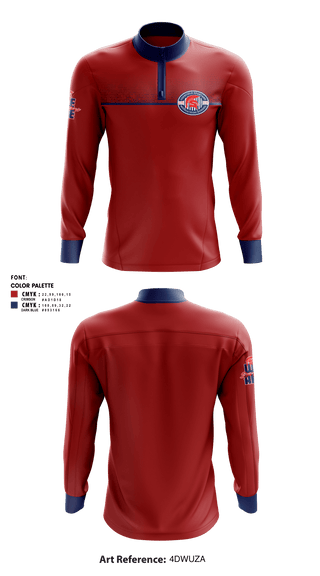 Quarter Zip Jacket, Deerfield Spartans, Cross Country, Teamtime, Team time, sublimation, custom sports apparel, team uniforms, spirit wear, spiritwear, sports uniforms, custom shirts, team store, custom team store, fundraiser sports, apparel fundraiser