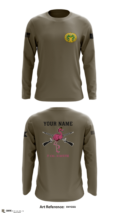 Flamingo Co F 3/485 IN 12682083 Long Sleeve Performance Shirt - 4