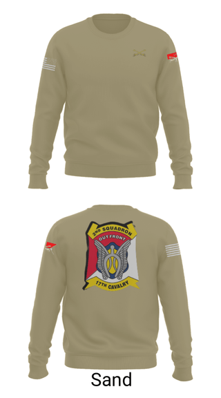 Crew Neck Sweatshirt, , Army, Teamtime, Team time, sublimation, custom sports apparel, team uniforms, spirit wear, spiritwear, sports uniforms, custom shirts, team store, custom team store, fundraiser sports, apparel fundraiser