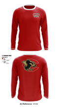 E A Cox Middle School Volleyball 38819293 Long Sleeve Performance Shirt - 1