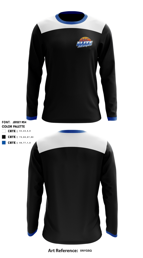 Long Sleeve Performance Shirt, Elite Mixtapes, Men's Basketball, Teamtime, Team time, sublimation, custom sports apparel, team uniforms, spirit wear, spiritwear, sports uniforms, custom shirts, team store, custom team store, fundraiser sports, apparel fundraiser