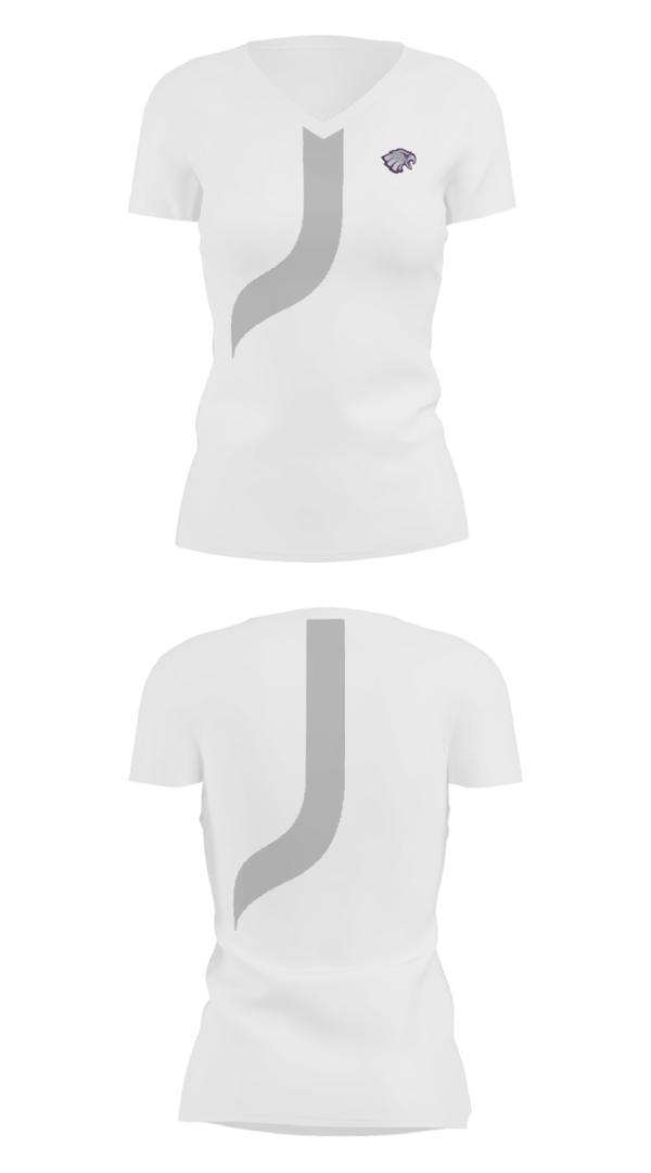 Women's Short Sleeve Vneck Shirt, Kee High School Basketball, Men's Basketball, Teamtime, Team time, sublimation, custom sports apparel, team uniforms, spirit wear, spiritwear, sports uniforms, custom shirts, team store, custom team store, fundraiser sports, apparel fundraiser