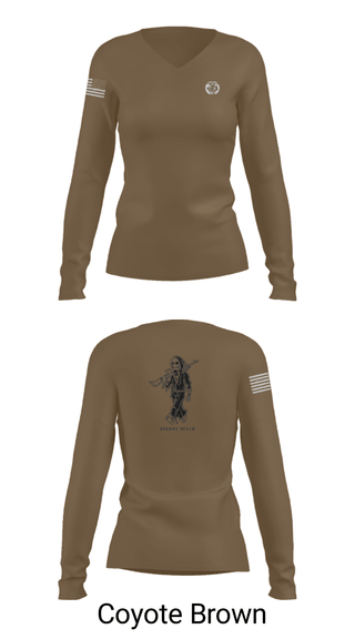 Women's Long Sleeve Vneck Shirt, , Marines, Teamtime, Team time, sublimation, custom sports apparel, team uniforms, spirit wear, spiritwear, sports uniforms, custom shirts, team store, custom team store, fundraiser sports, apparel fundraiser