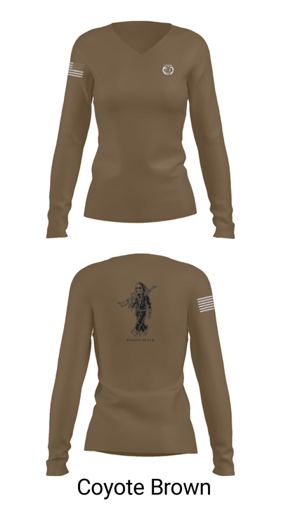 1/23 Carlos Company 14488903 Women's Long Sleeve V-neck Shirt - 43