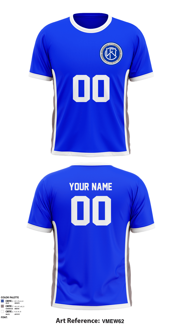 Short Sleeve Performance Shirt, Wake FC, Football, Teamtime, Team time, sublimation, custom sports apparel, team uniforms, spirit wear, spiritwear, sports uniforms, custom shirts, team store, custom team store, fundraiser sports, apparel fundraiser