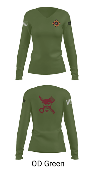 Women's Long Sleeve Vneck Shirt, , Marines, Teamtime, Team time, sublimation, custom sports apparel, team uniforms, spirit wear, spiritwear, sports uniforms, custom shirts, team store, custom team store, fundraiser sports, apparel fundraiser
