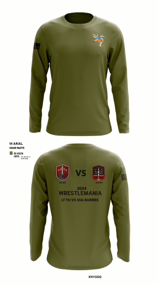 Long Sleeve Performance Shirt, 673 EFD/ 334 FEST, Army, Teamtime, Team time, sublimation, custom sports apparel, team uniforms, spirit wear, spiritwear, sports uniforms, custom shirts, team store, custom team store, fundraiser sports, apparel fundraiser
