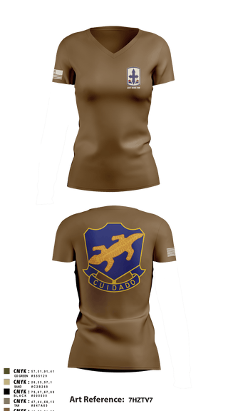 Women's Short Sleeve Vneck Shirt, , Army, Teamtime, Team time, sublimation, custom sports apparel, team uniforms, spirit wear, spiritwear, sports uniforms, custom shirts, team store, custom team store, fundraiser sports, apparel fundraiser