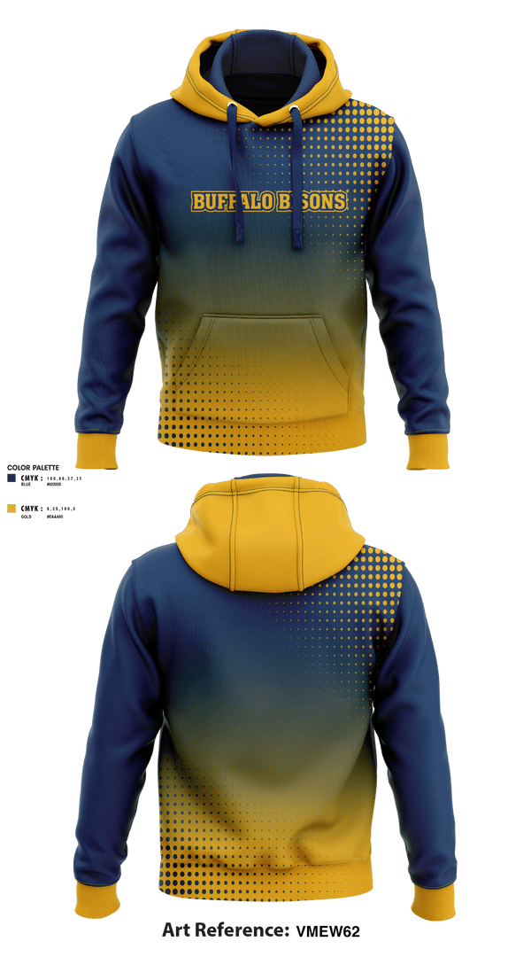 Hoodie, Buffalo Bisons, Football, Teamtime, Team time, sublimation, custom sports apparel, team uniforms, spirit wear, spiritwear, sports uniforms, custom shirts, team store, custom team store, fundraiser sports, apparel fundraiser