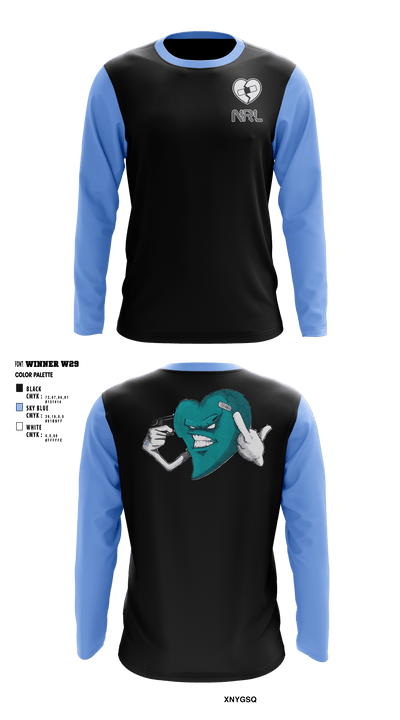 NRL 68030017 Long Sleeve Performance Shirt - 1