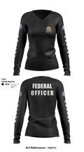 BIA POLICE 54226470 Women's Long Sleeve V-neck Shirt - 4
