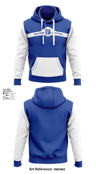 Hoodie, Belleview High School Basketball, Men's Basketball, Teamtime, Team time, sublimation, custom sports apparel, team uniforms, spirit wear, spiritwear, sports uniforms, custom shirts, team store, custom team store, fundraiser sports, apparel fundraiser